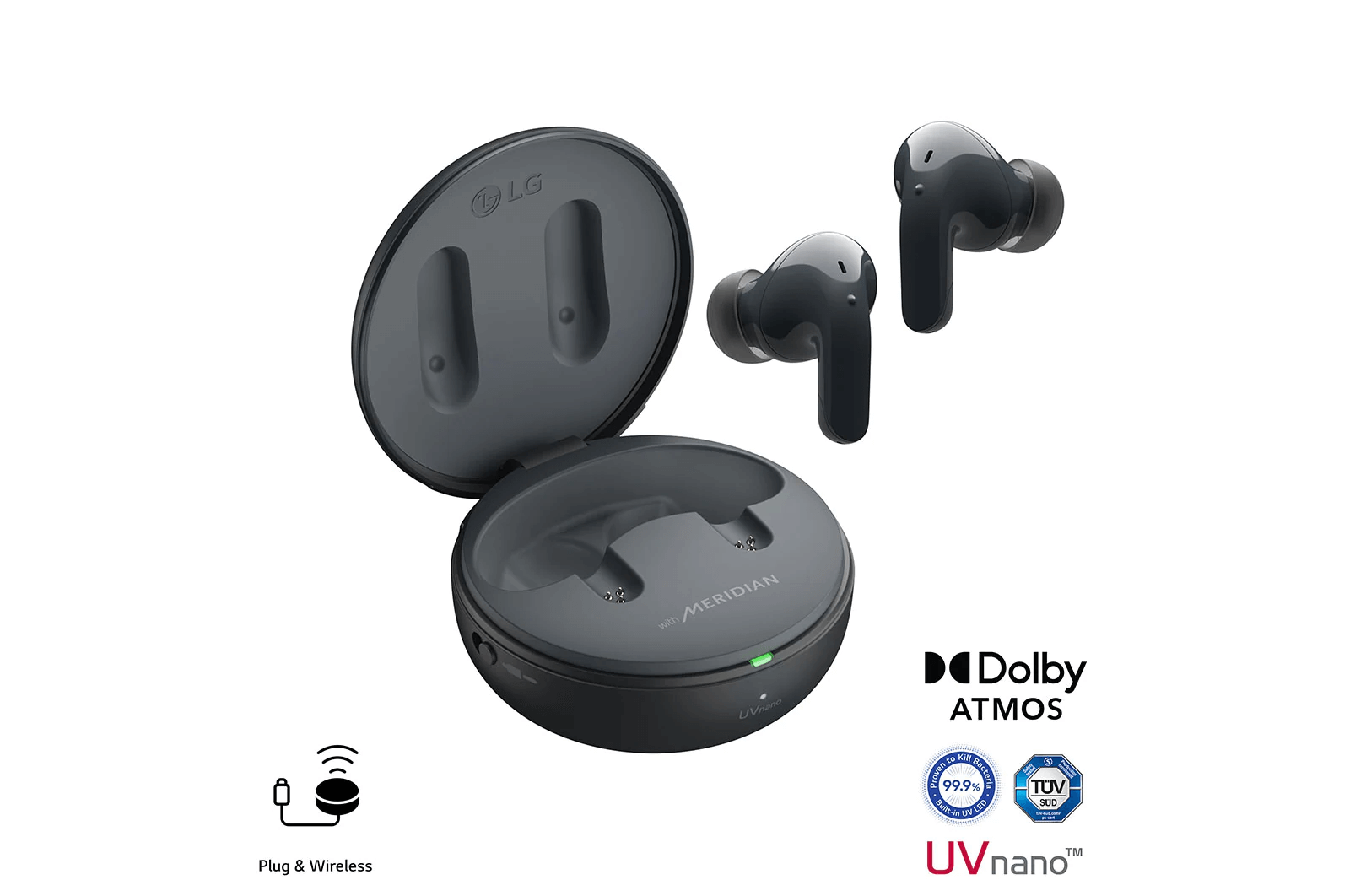 LG Tone Free T90 Dolby Atmos wireless earbuds